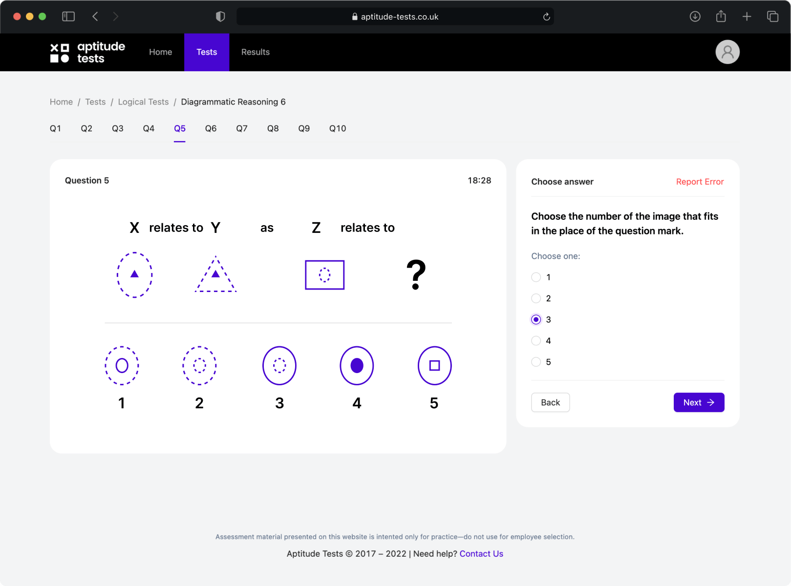 Sky Diagrammatic Reasoning Tests — Aptitude Tests