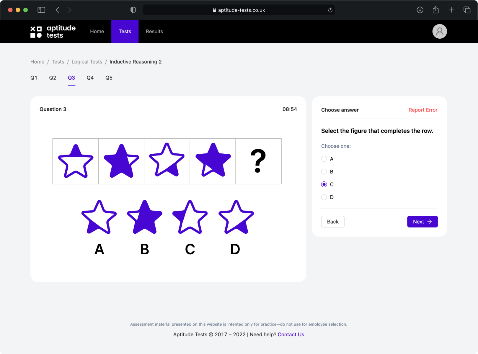 BBC Inductive Reasoning Tests — Aptitude Tests