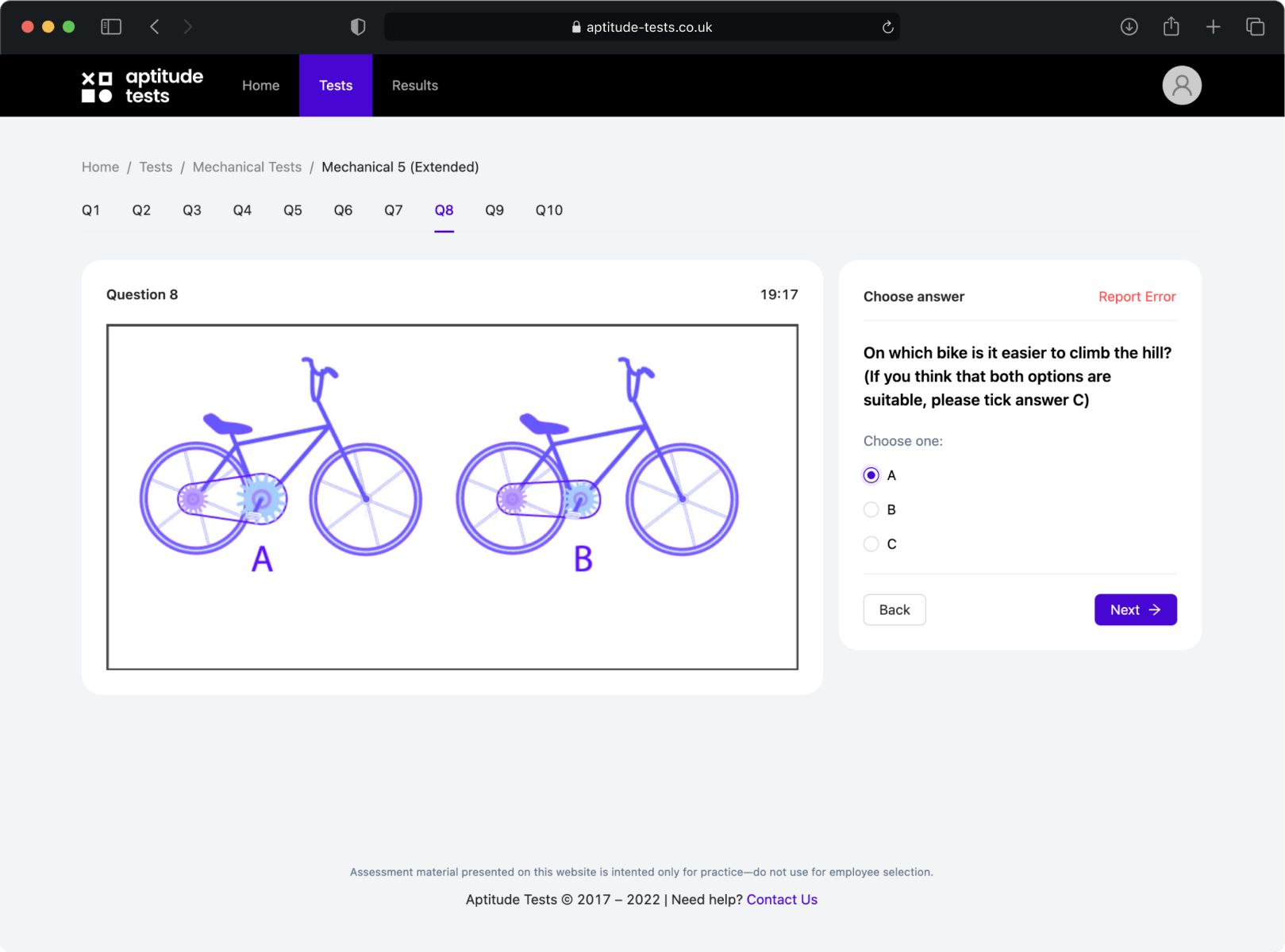 Sky Mechanical Reasoning Tests — Aptitude Tests